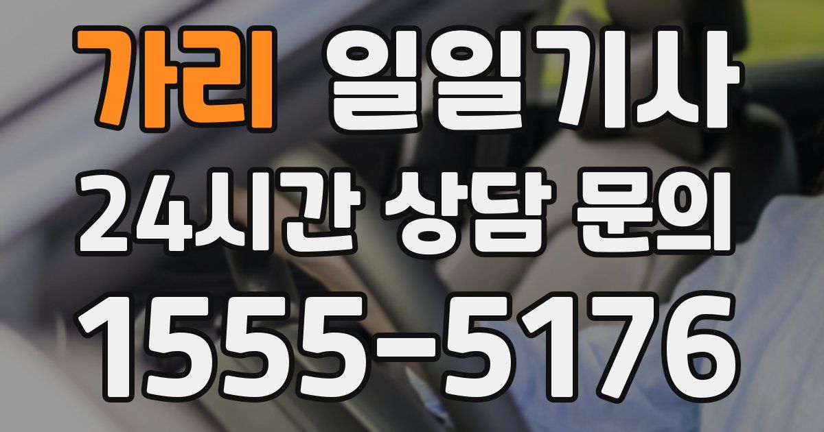 일일대리기사