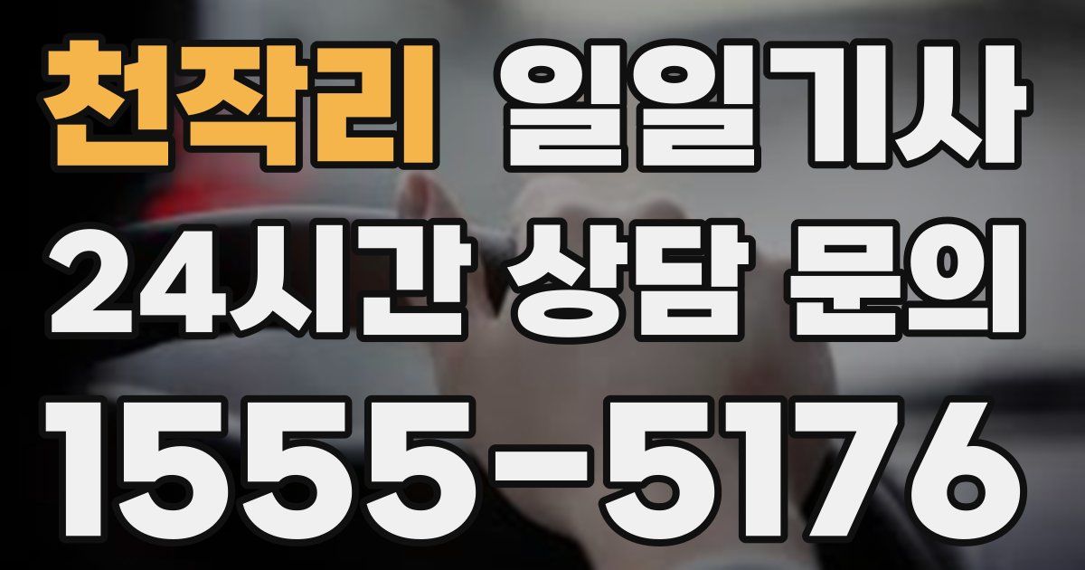 일일대리기사