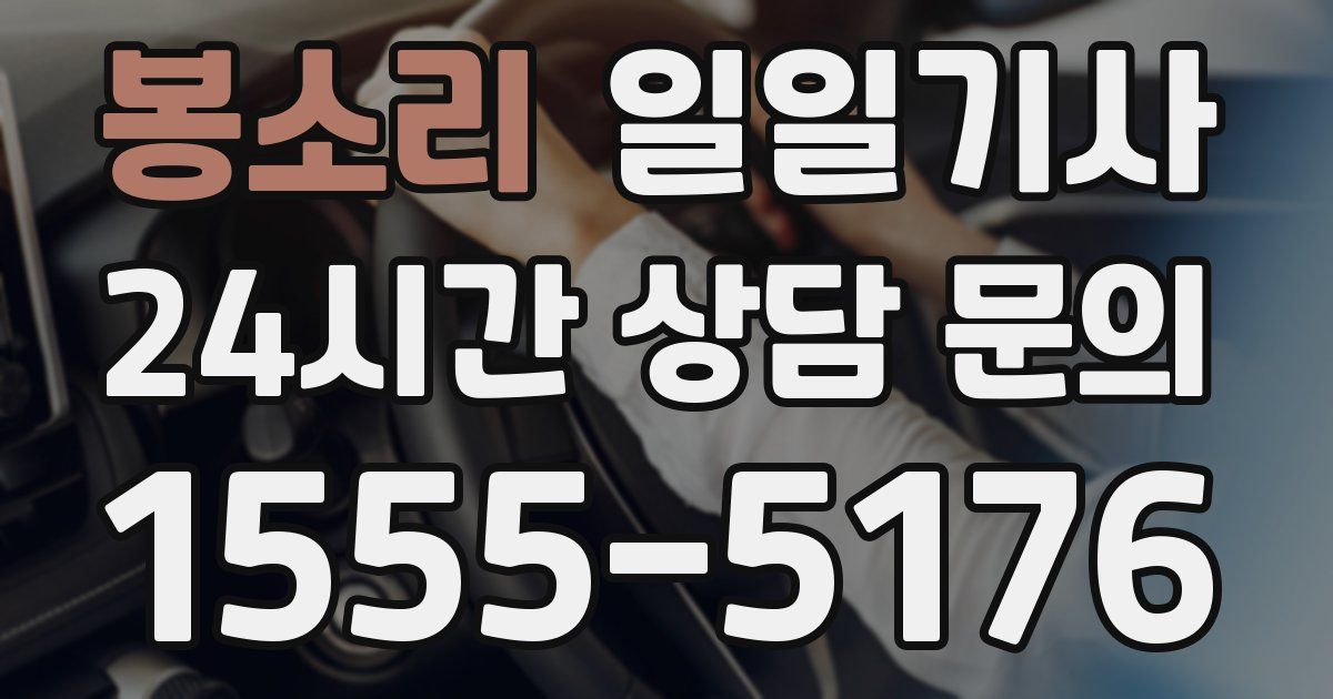 일일대리기사
