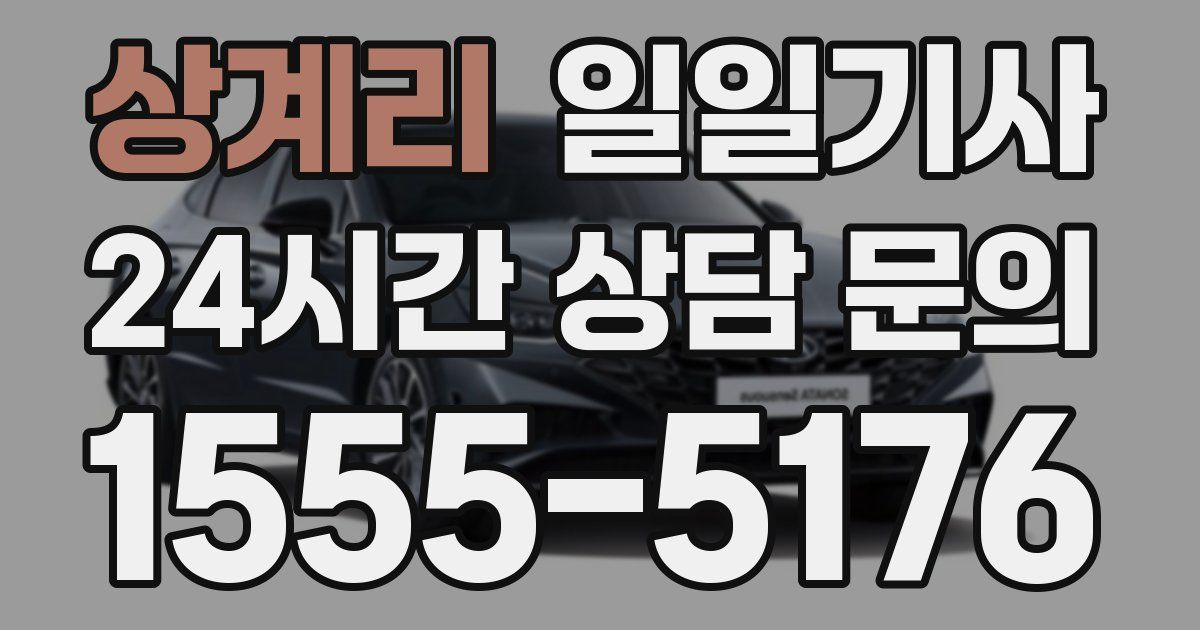 일일대리기사