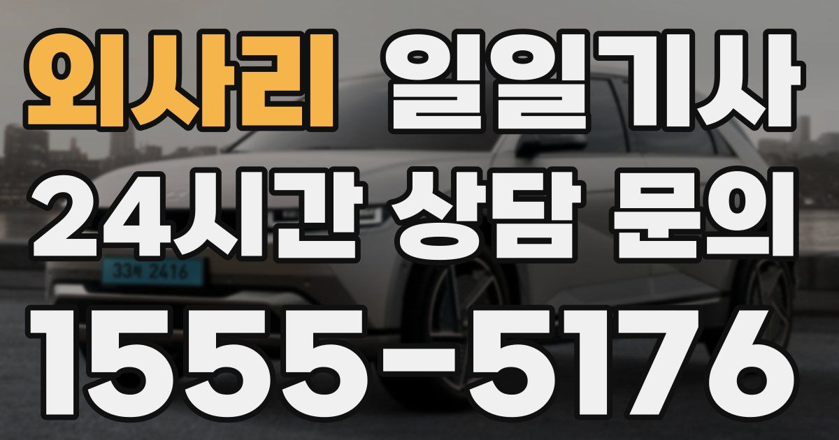 일일대리기사