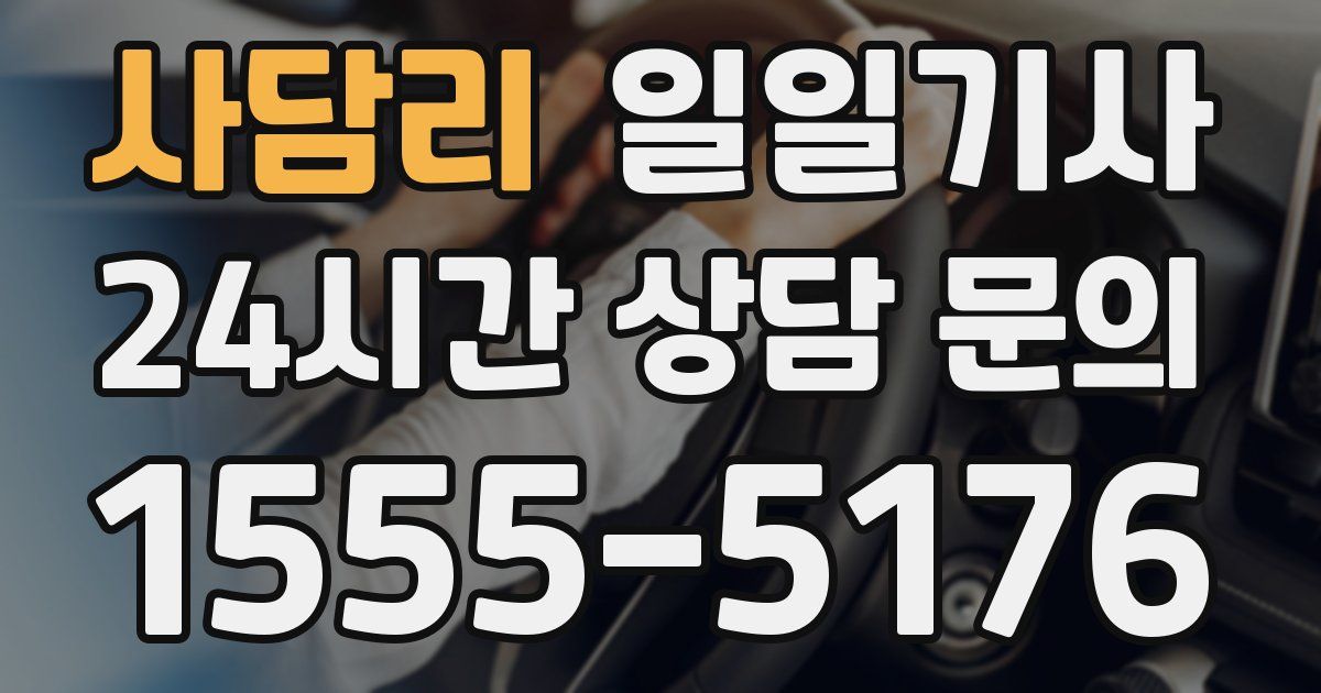 일일대리기사
