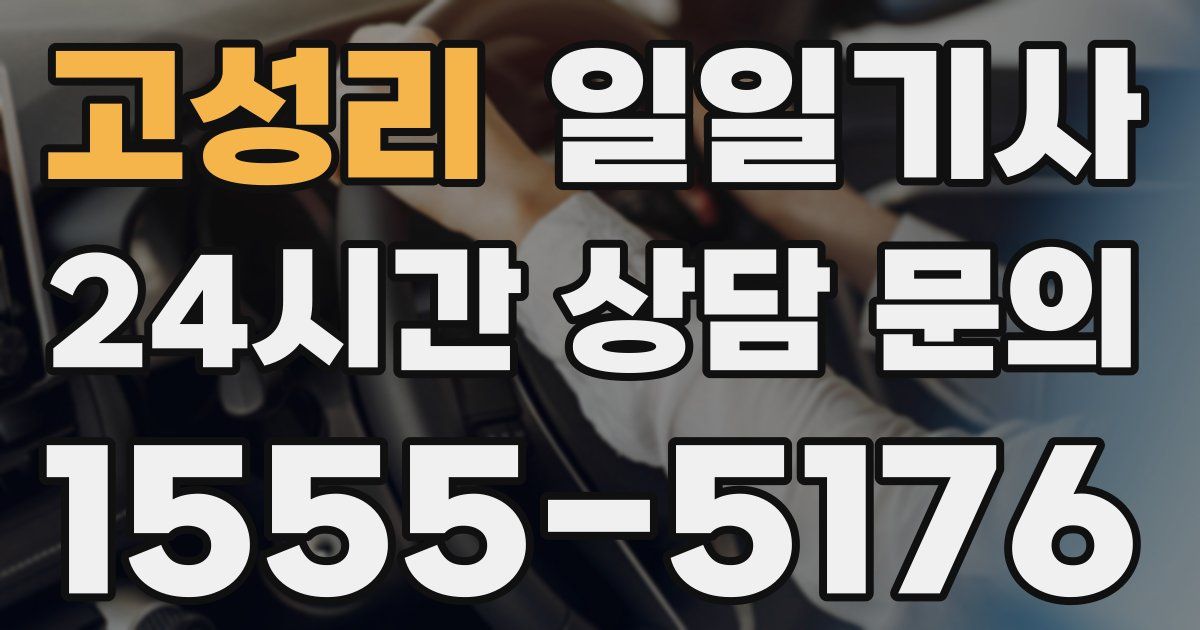 일일대리기사