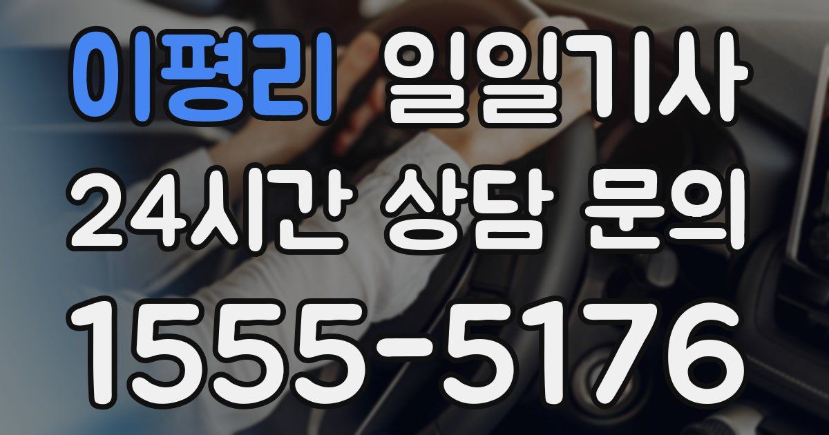 일일대리기사