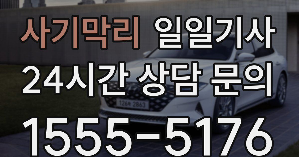 일일대리기사
