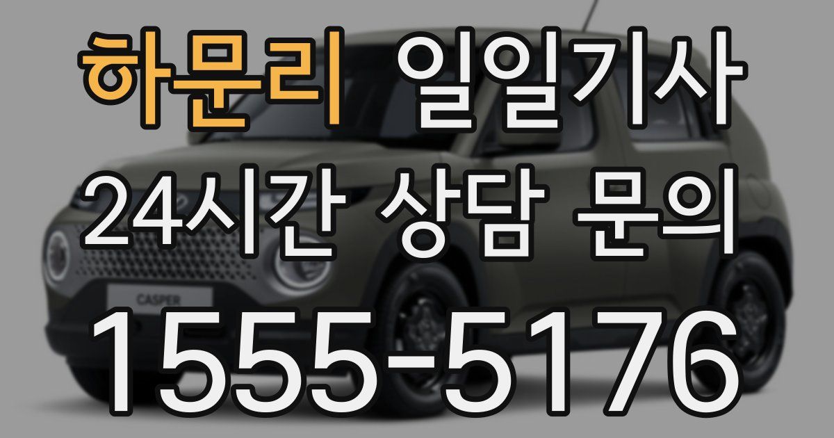일일대리기사