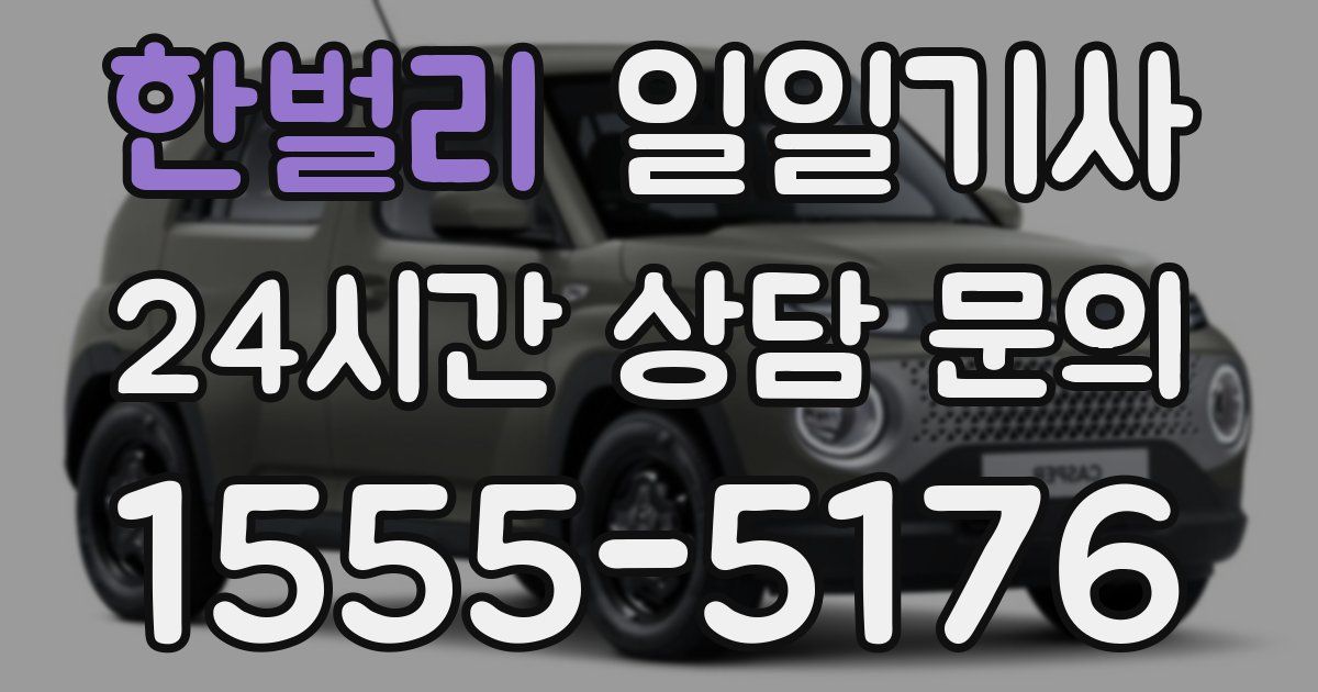 일일대리기사