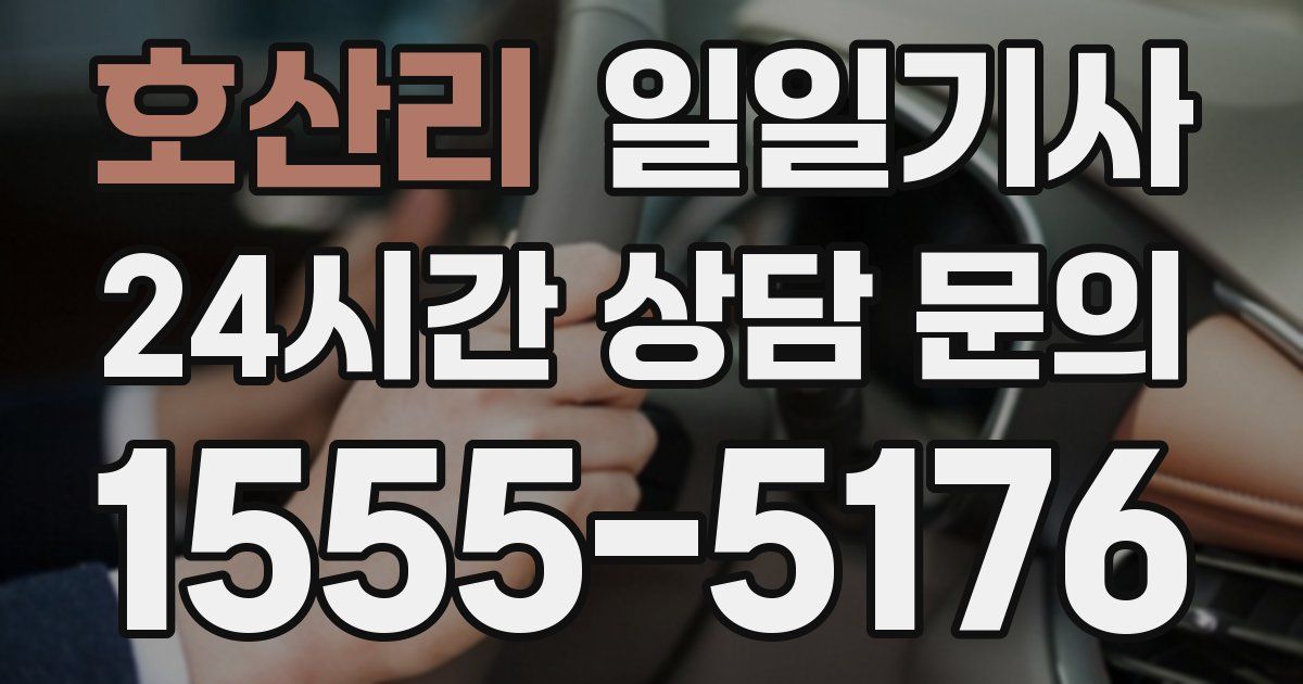 일일대리기사