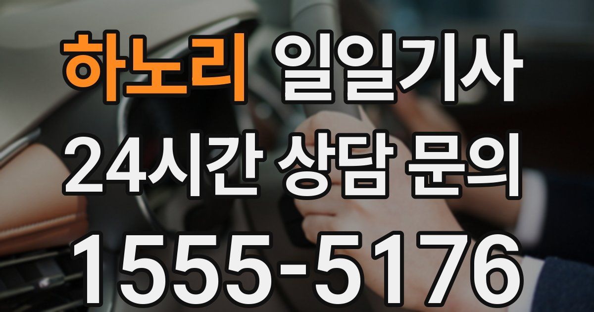 일일대리기사