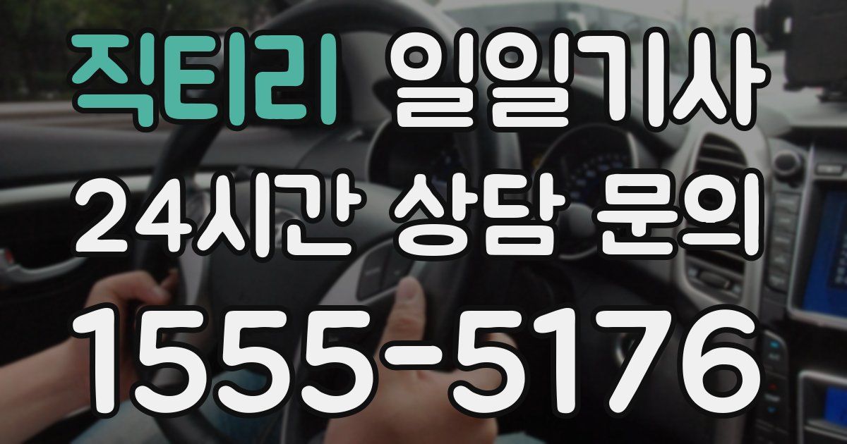 일일대리기사