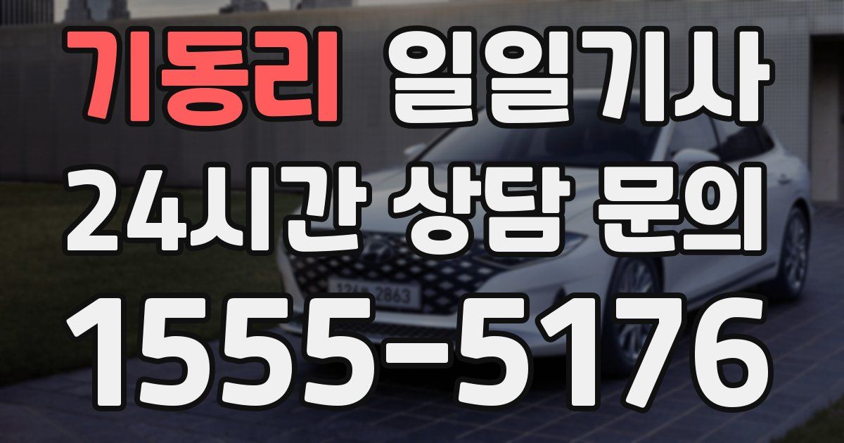 일일대리기사