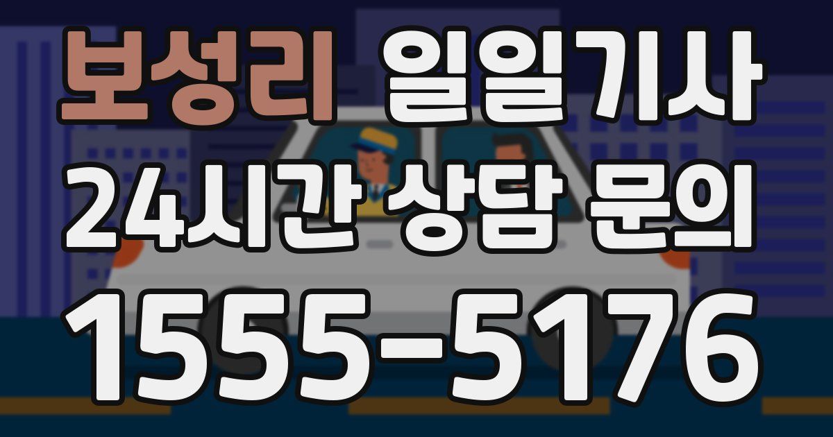 일일대리기사