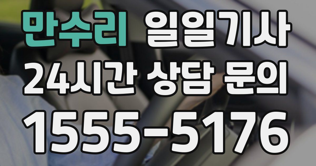 일일대리기사