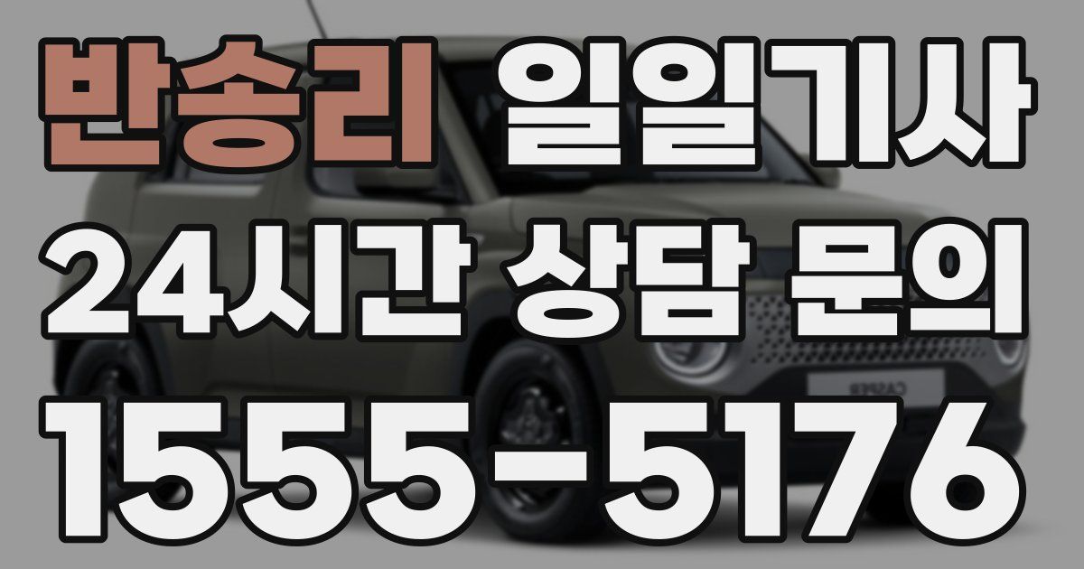 일일대리기사