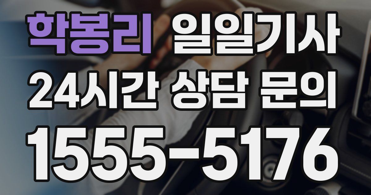 일일대리기사