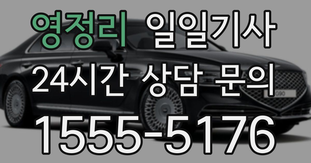 일일대리기사
