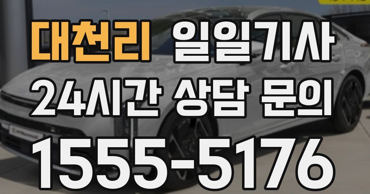 일일대리기사