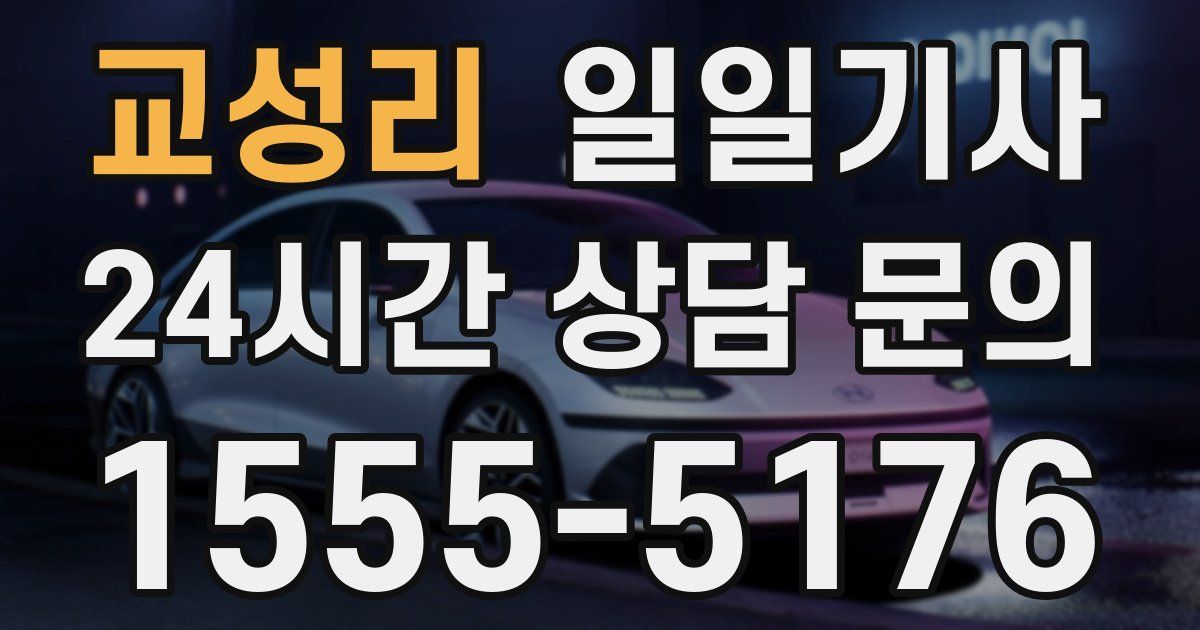 일일대리기사