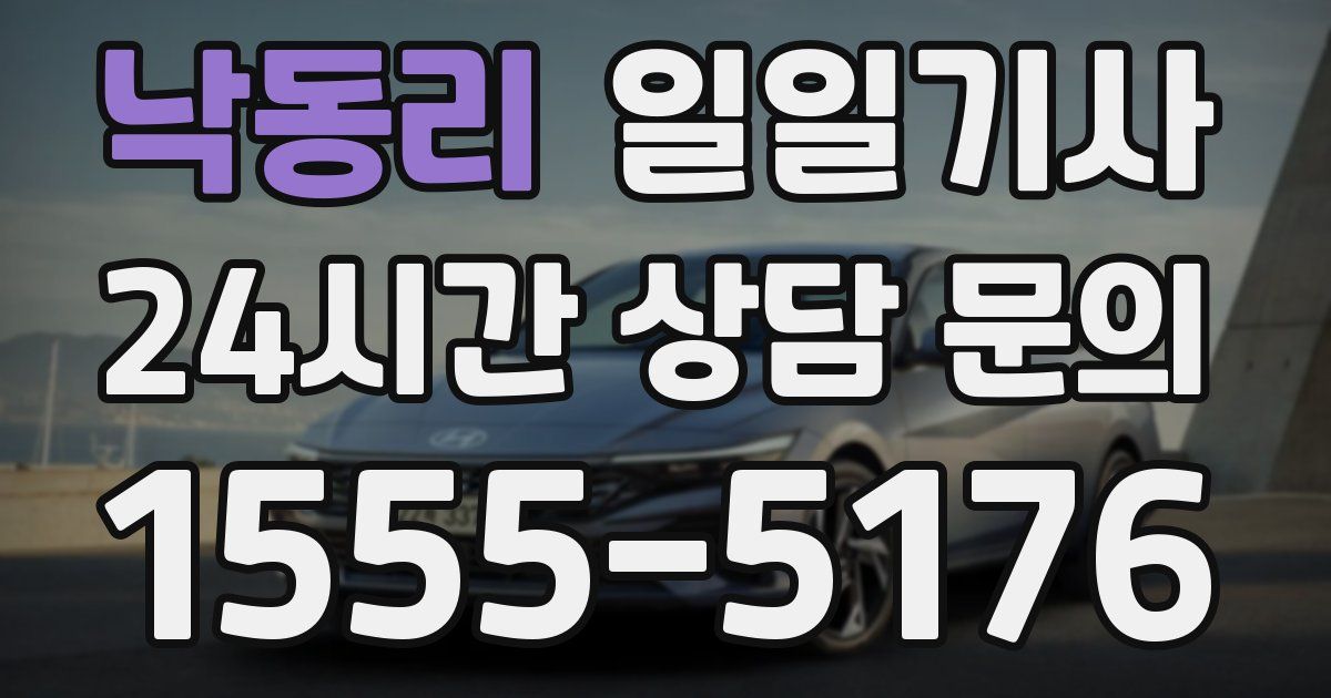 일일대리기사