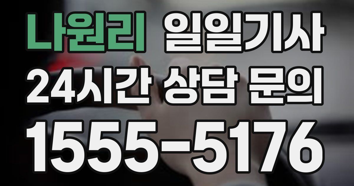 일일대리기사