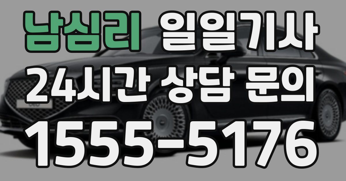 일일대리기사