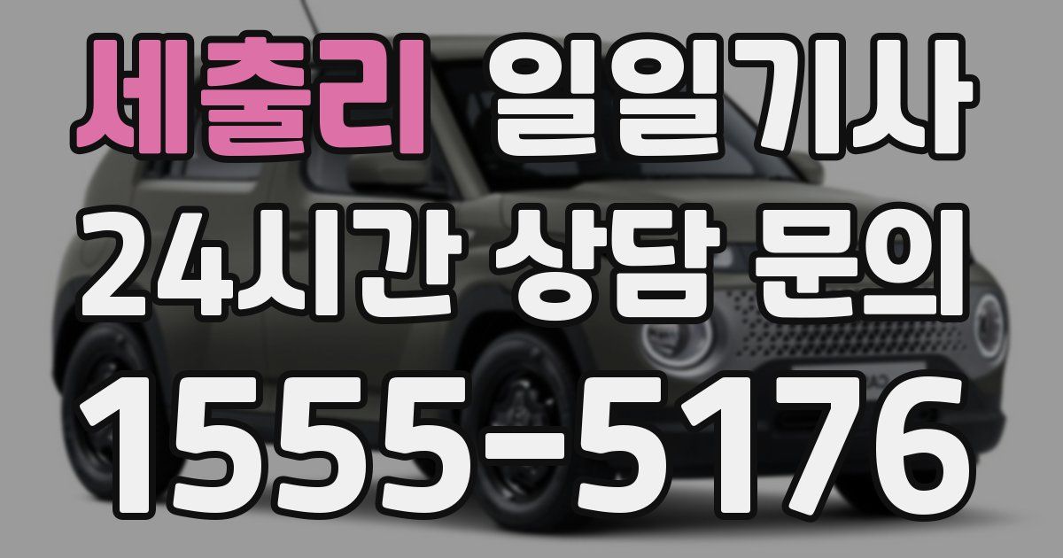 일일대리기사