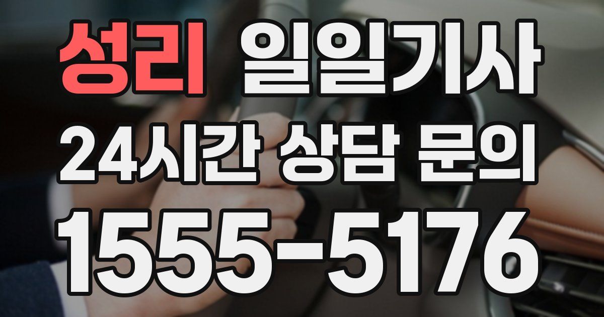 일일대리기사