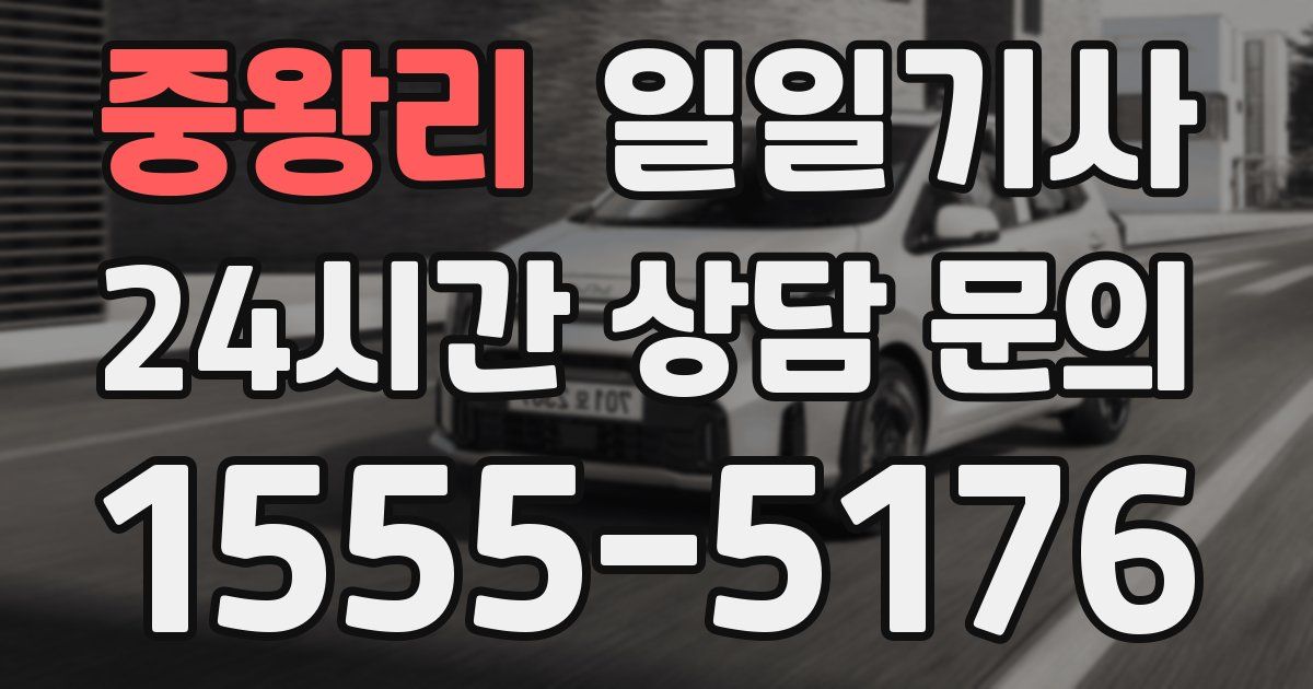 일일대리기사