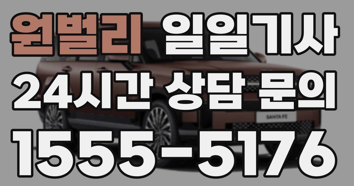 일일대리기사