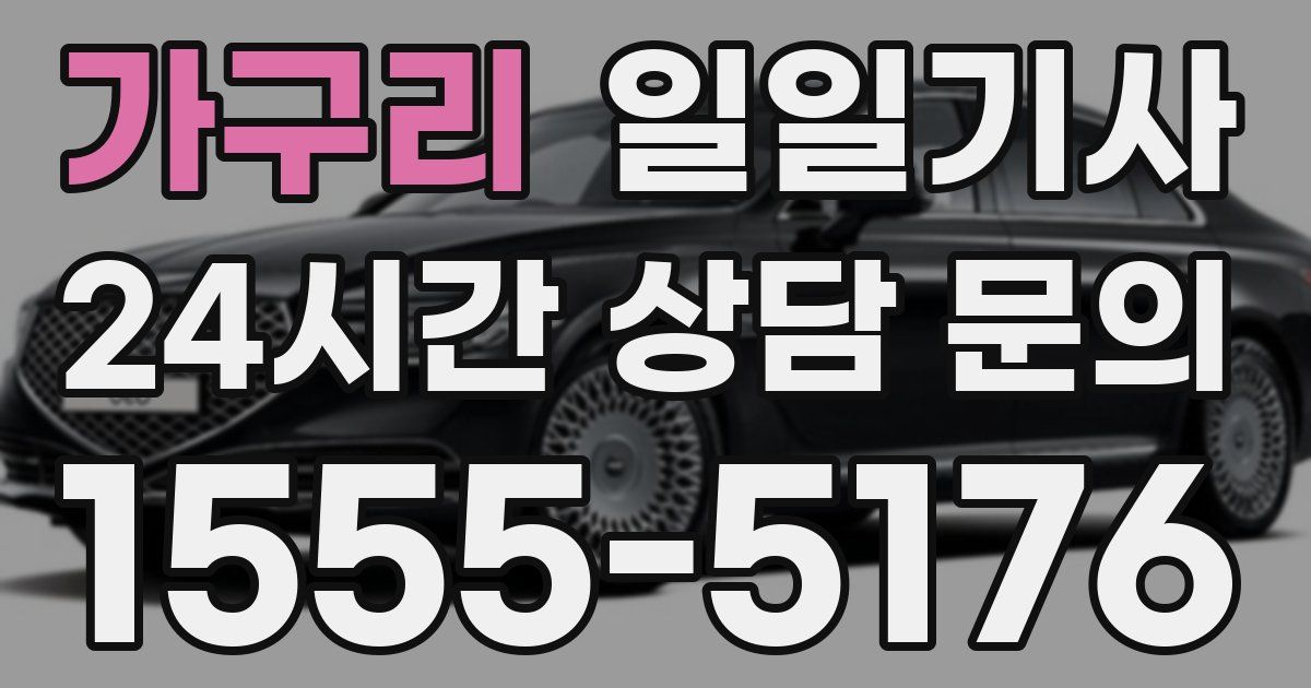 일일대리기사