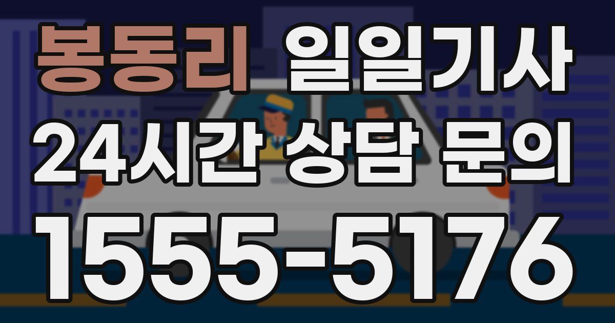 일일대리기사