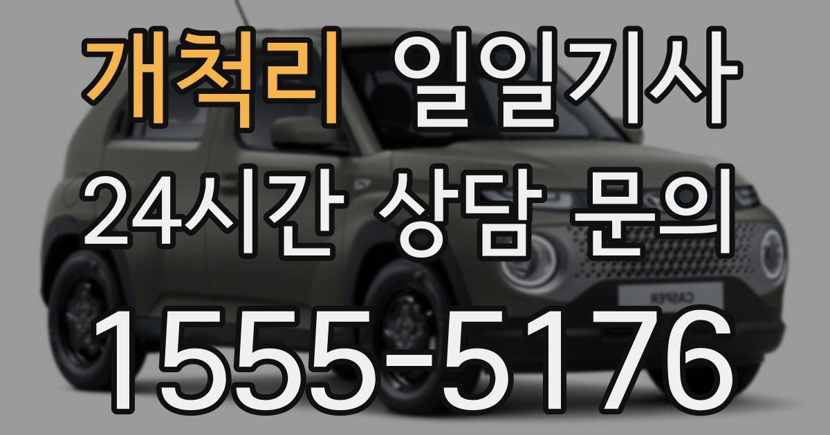 일일대리기사