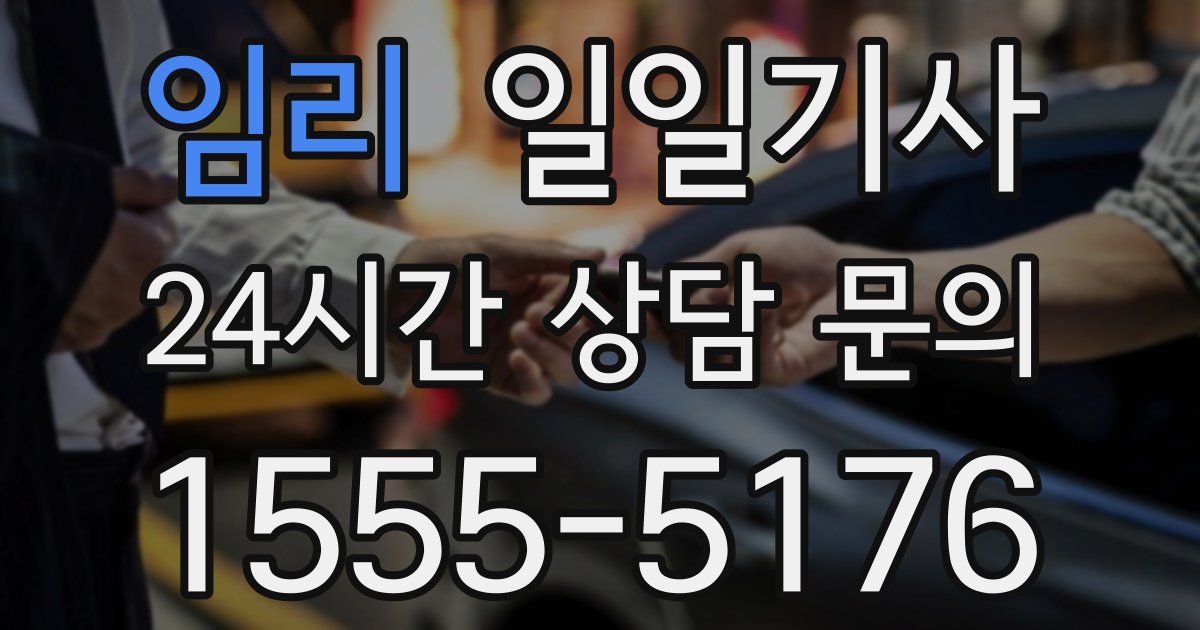 일일대리기사