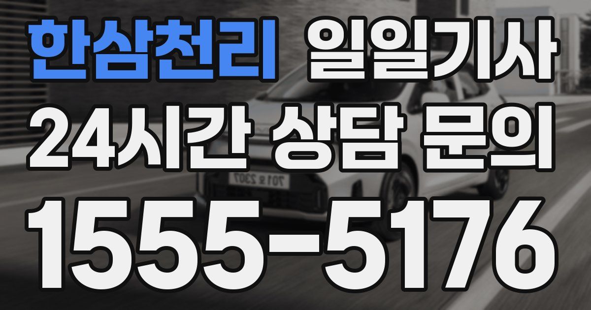 일일대리기사