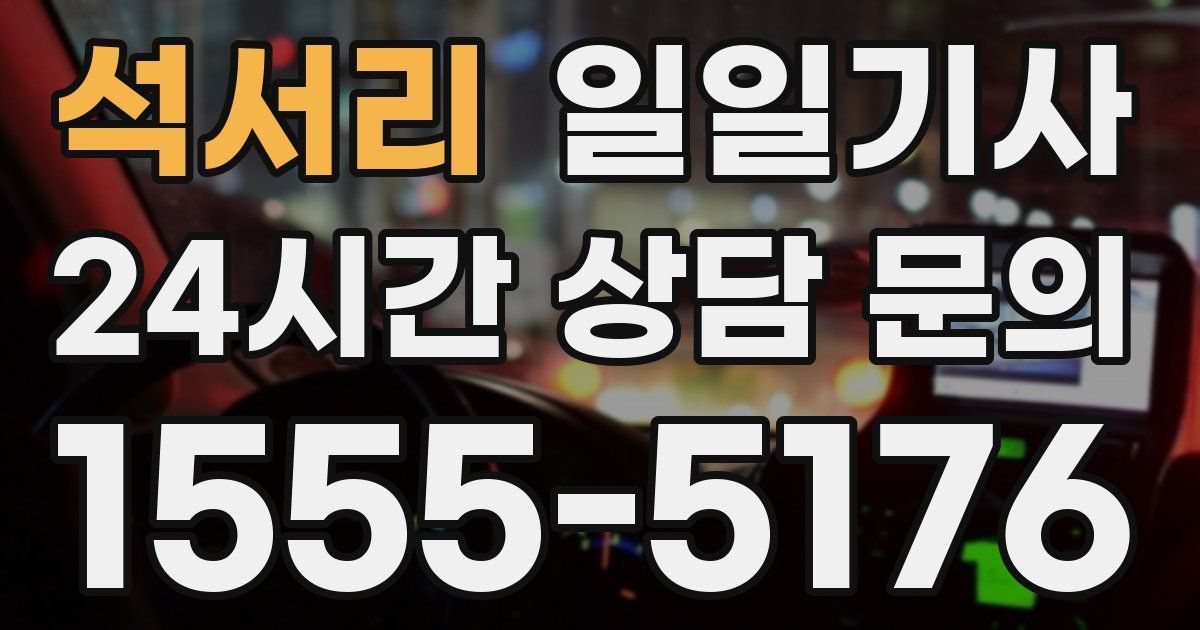 일일대리기사