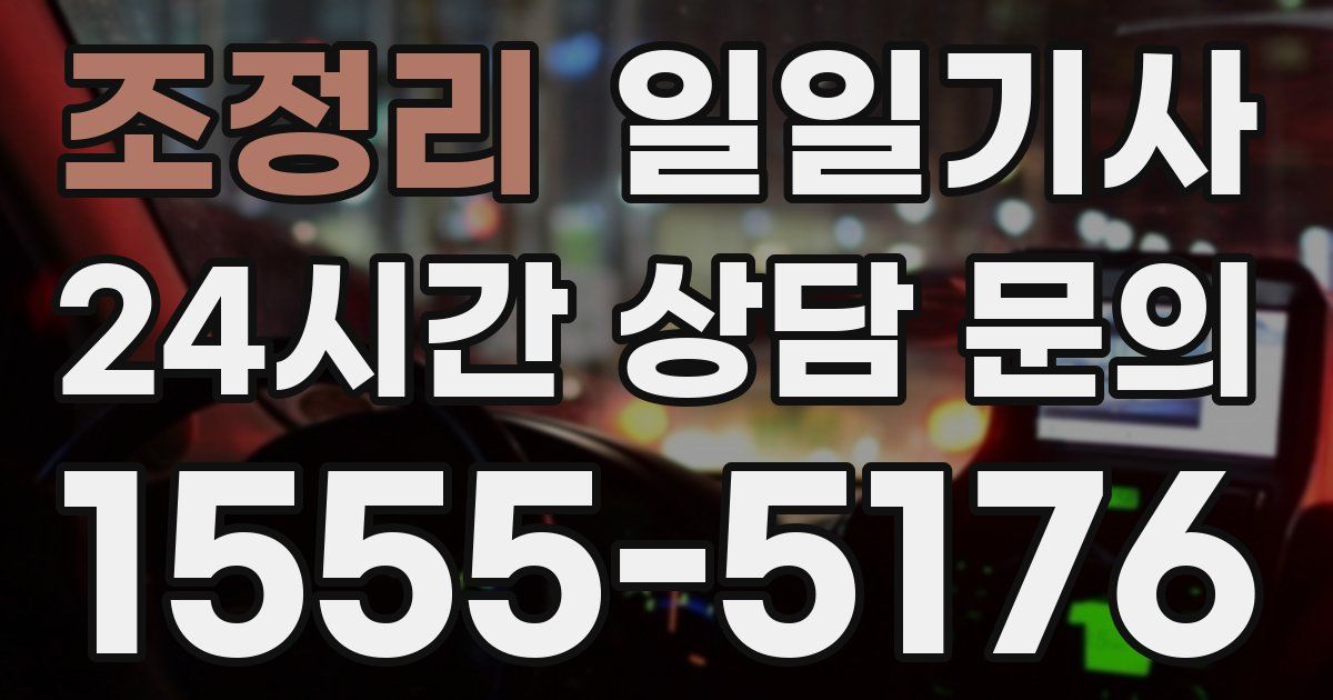 일일대리기사