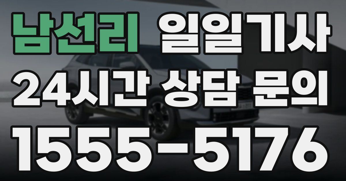 일일대리기사