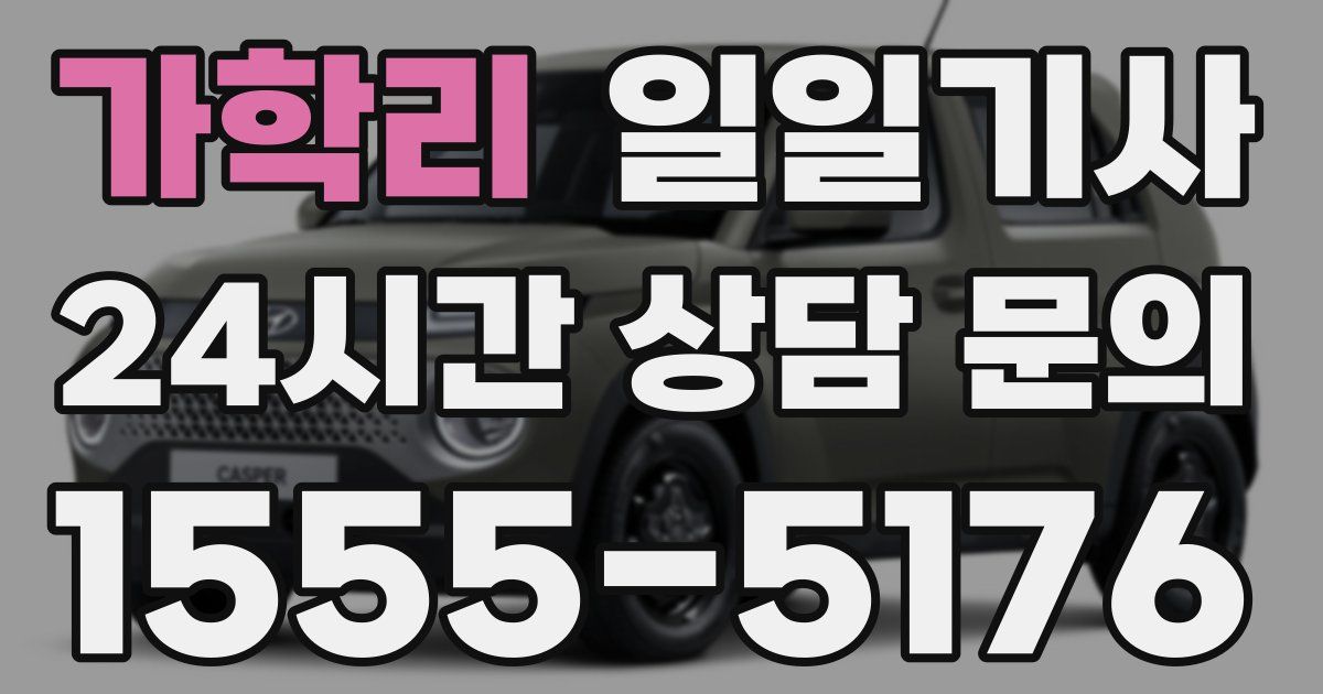 일일대리기사