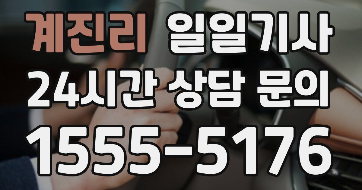 일일대리기사