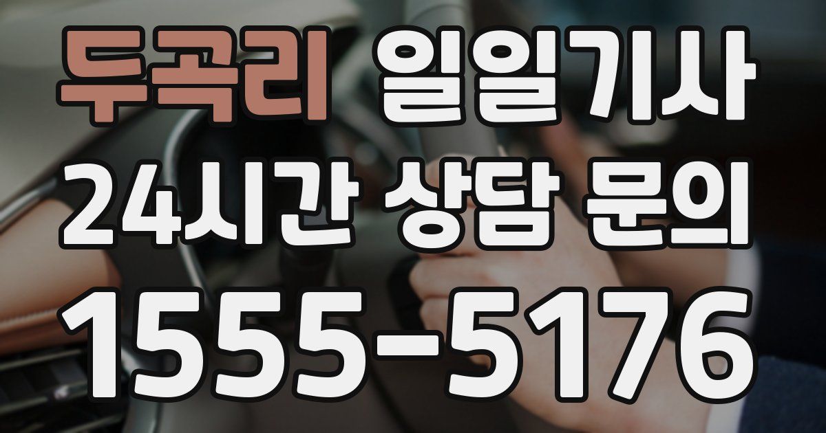 일일대리기사