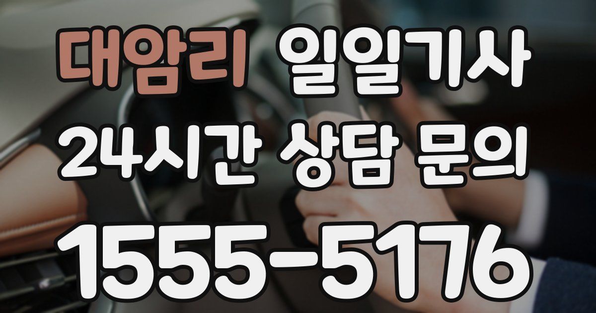 일일대리기사