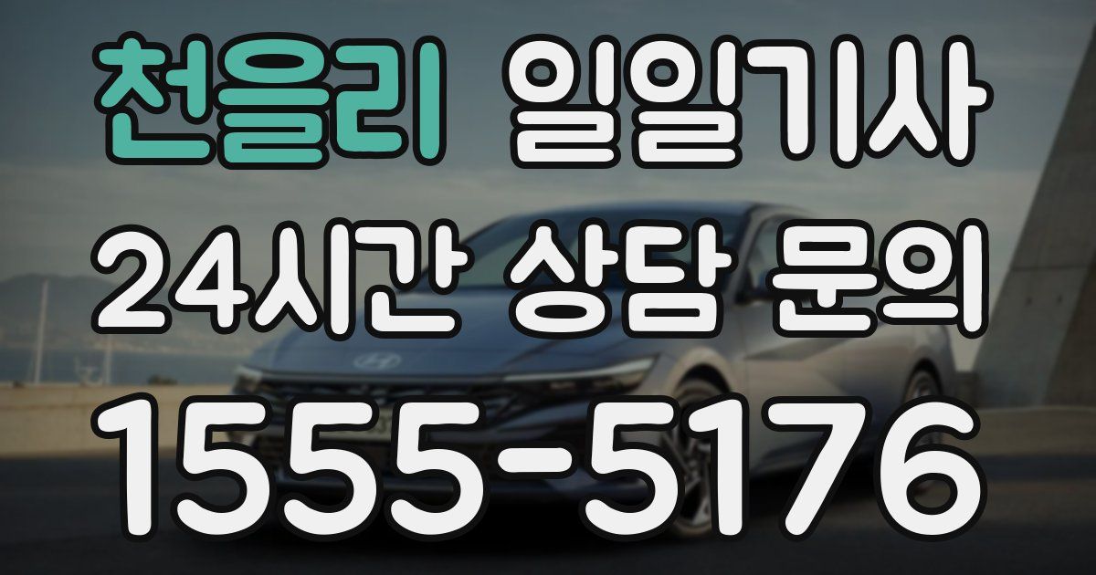 일일대리기사