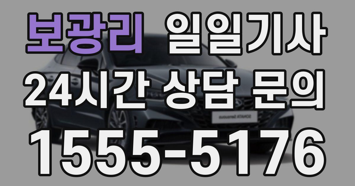 일일대리기사