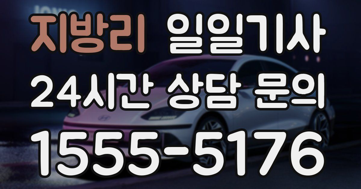 일일대리기사