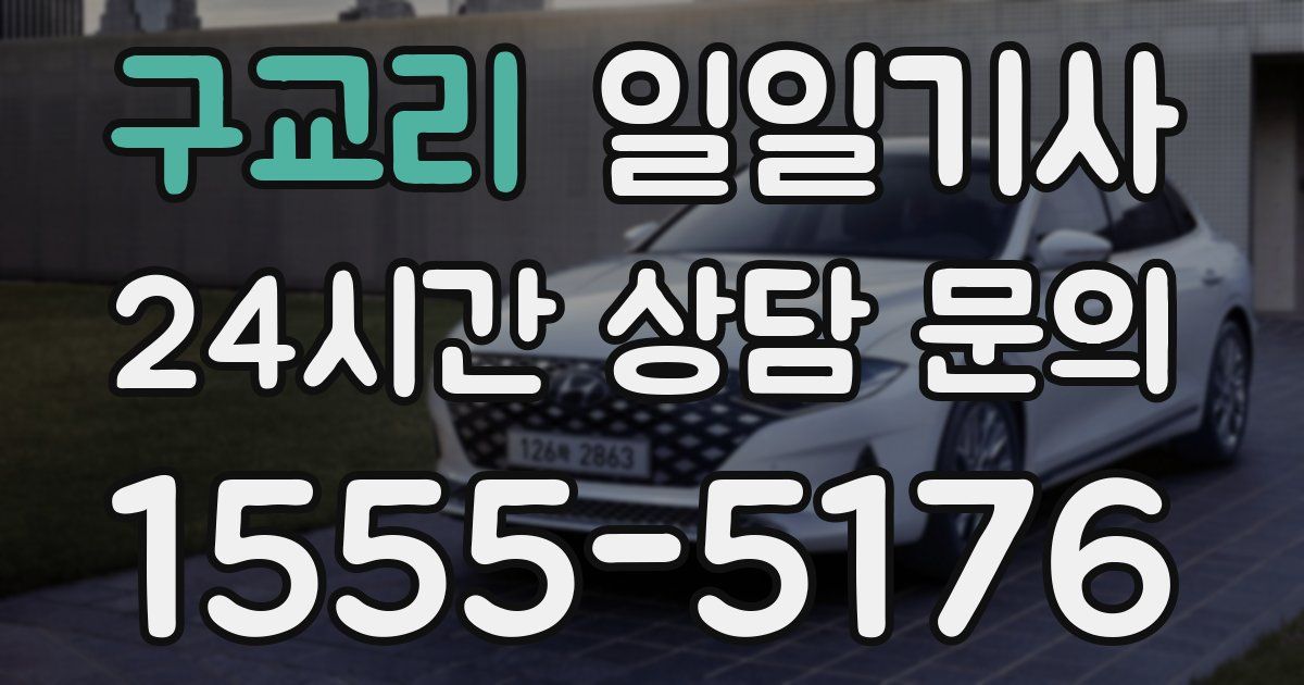 일일대리기사