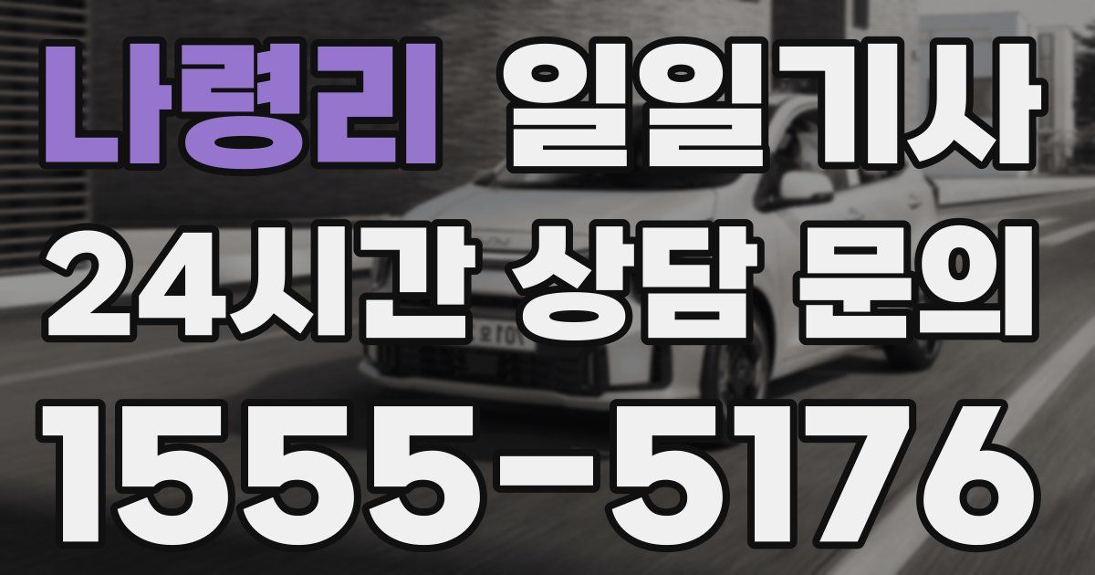 일일대리기사