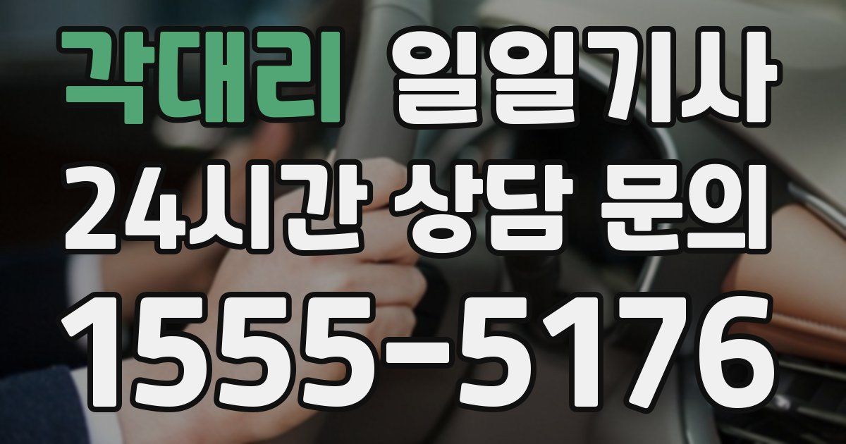 일일대리기사