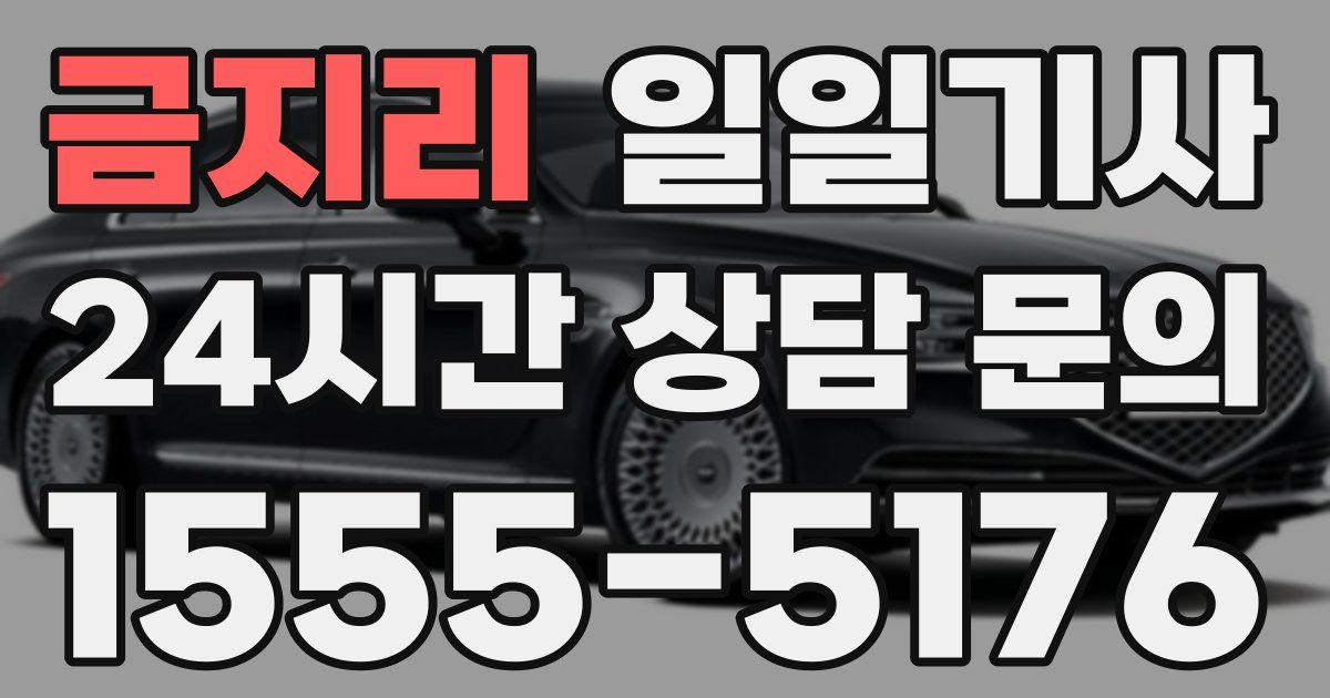 일일대리기사