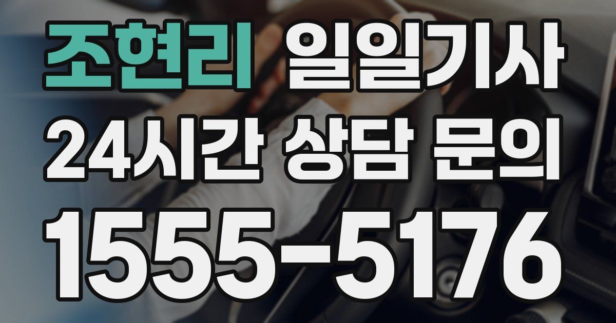 일일대리기사