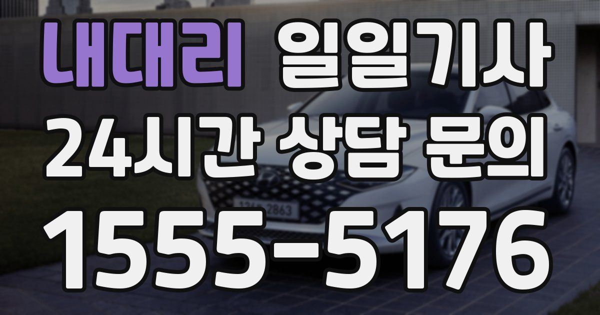 일일대리기사